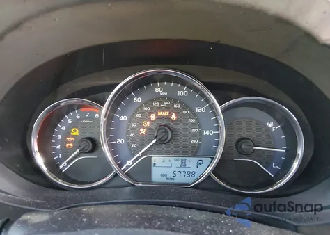 2016 Toyota Corolla Le из США, поврежденный, VIN 5YFBURHE4GP388898